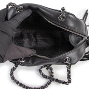 Original Chanel Black Lambskin Shoulder bag in new condition for sale on Labellov vintage site with 2nd hand designer goods and bags