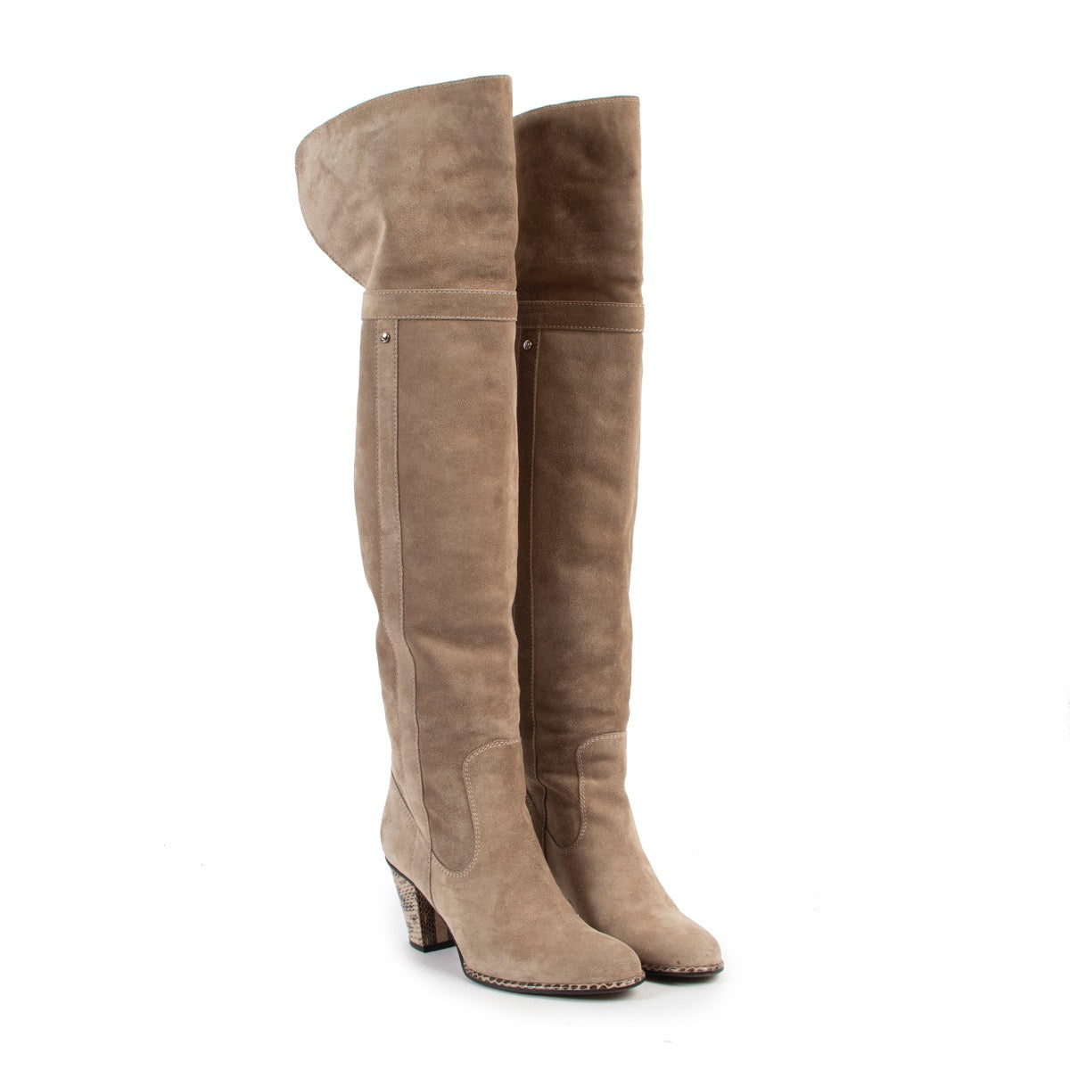Christian Dior Beige Suede Boots-Size 37 at Labellov online or in store available for a reasonable price and in good condition. Get them now!