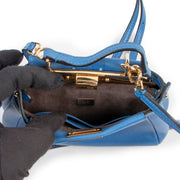 Buy and sell your designer items for a reasonable price online or in store at Labellov. Get this Fendi Blue Peekaboo Micro at Labellov Luxury in Antwerp
