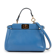 Fendi Blue Peekaboo Micro