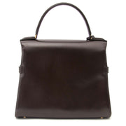 buy Delvaux Brown Boxcalf Leather Tempete MM at labellov for a good price