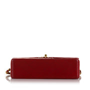 Shop safe online at Labellov in Antwerp, Brussels and Knokke this 100% authentic second hand Chanel Red Lambskin Leather Medium Classic flap Bag