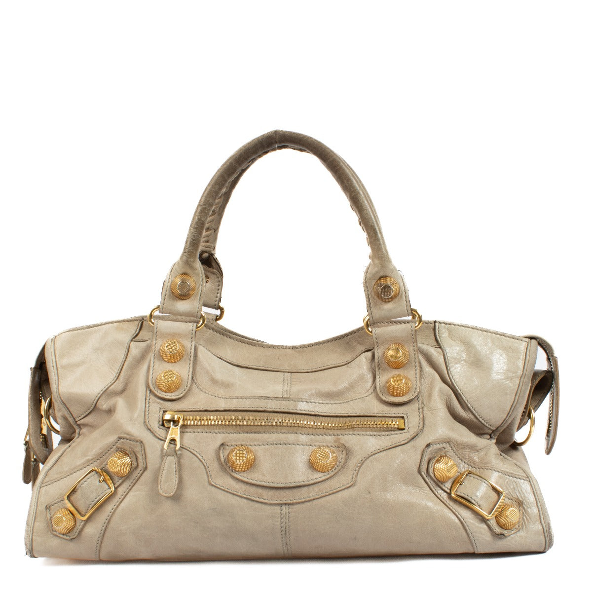 shop 100% authentic second hand Balenciaga Beige Giant Part Time Bag on Labellov.com