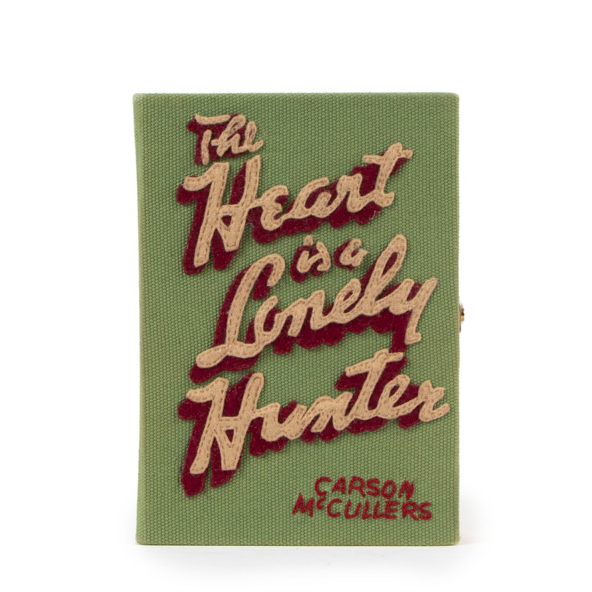 Olympia Le-Tan The Heart Is A Lonely Hunter Embroidered Clutch