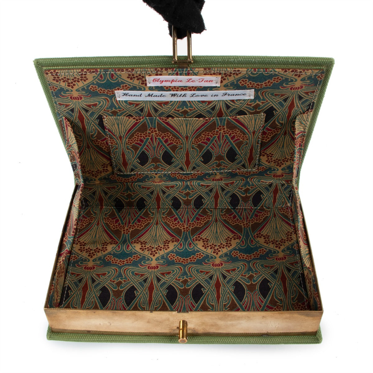 Olympia Le-Tan The Heart Is A Lonely Hunter Embroidered Clutch