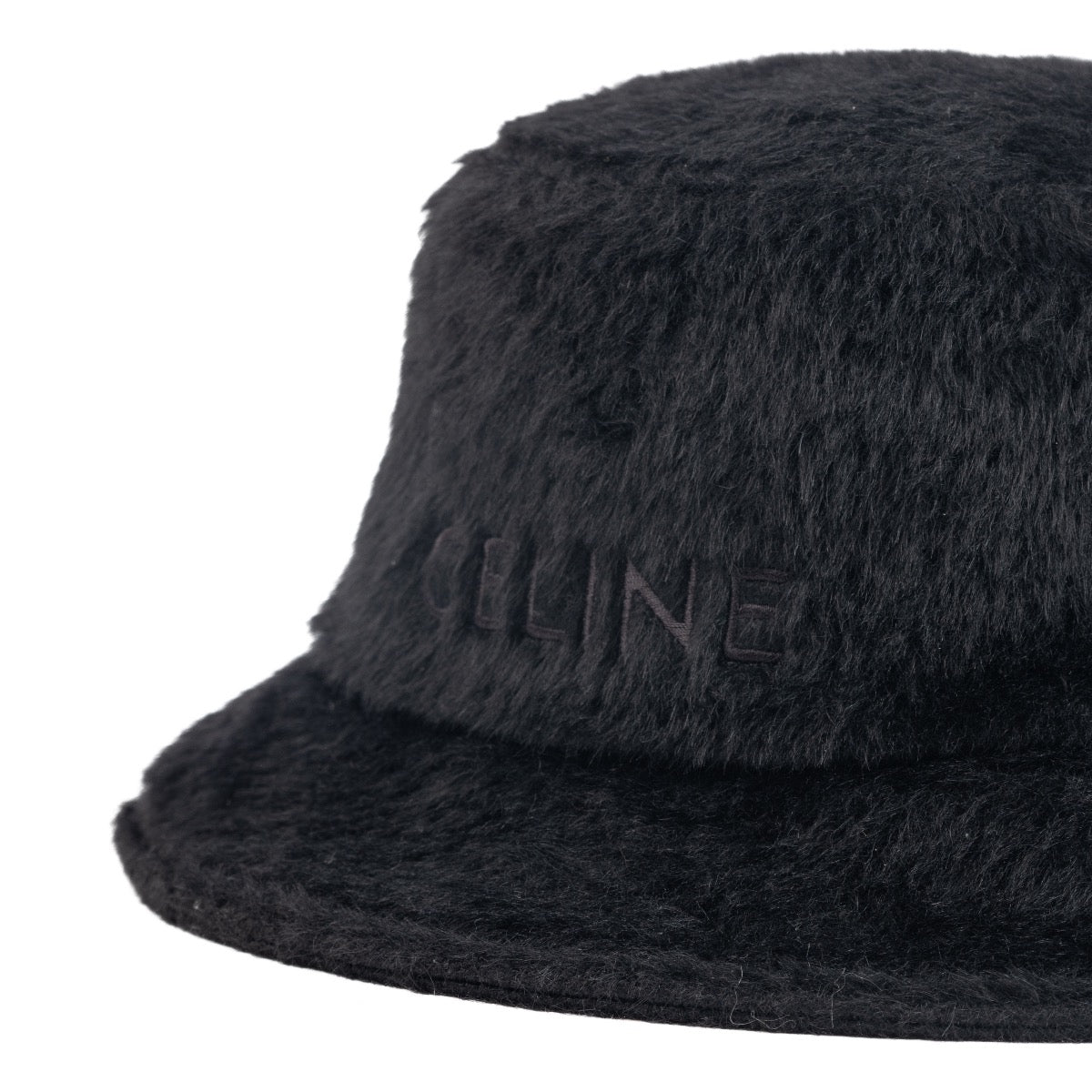 shop 100% authentic second hand Celine Black Fur Bucket Hat - Size M on Labellov.com