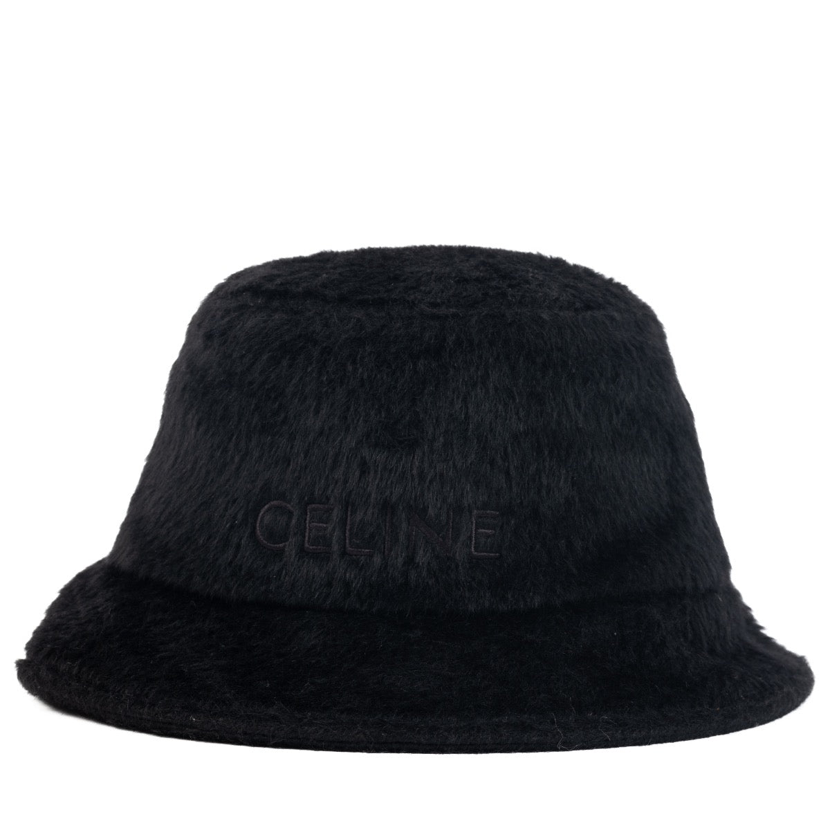 shop 100% authentic second hand Celine Black Fur Bucket Hat - Size M on Labellov.com