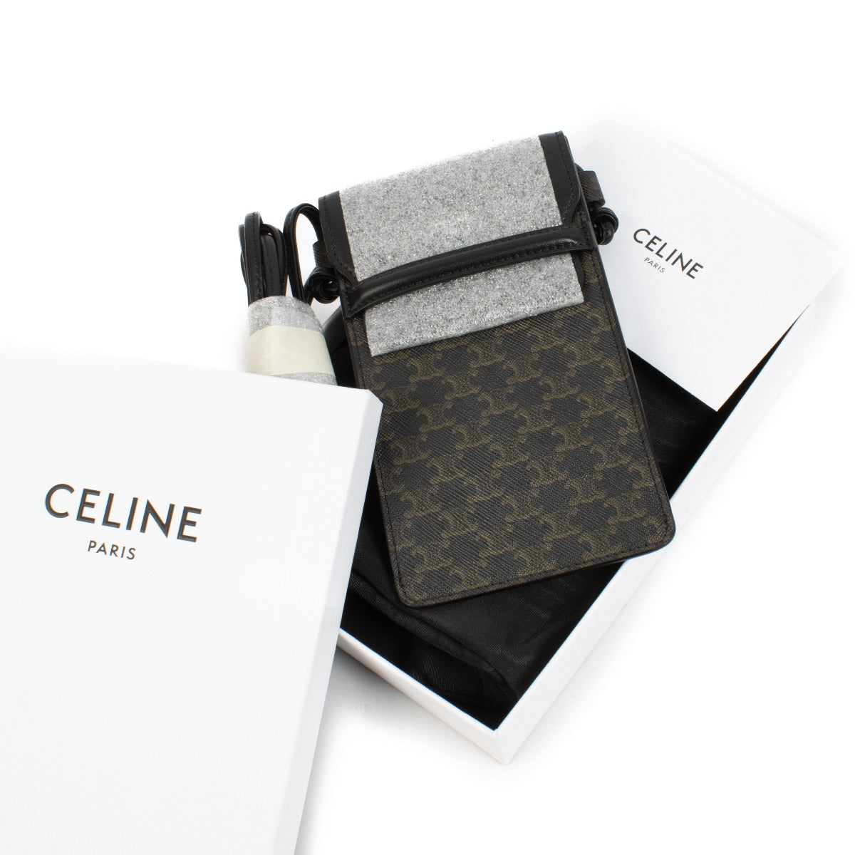 Shop 100% authentic secondhand Celine Monogram Porte Téléphone Toile Crossbody on Labellov.com