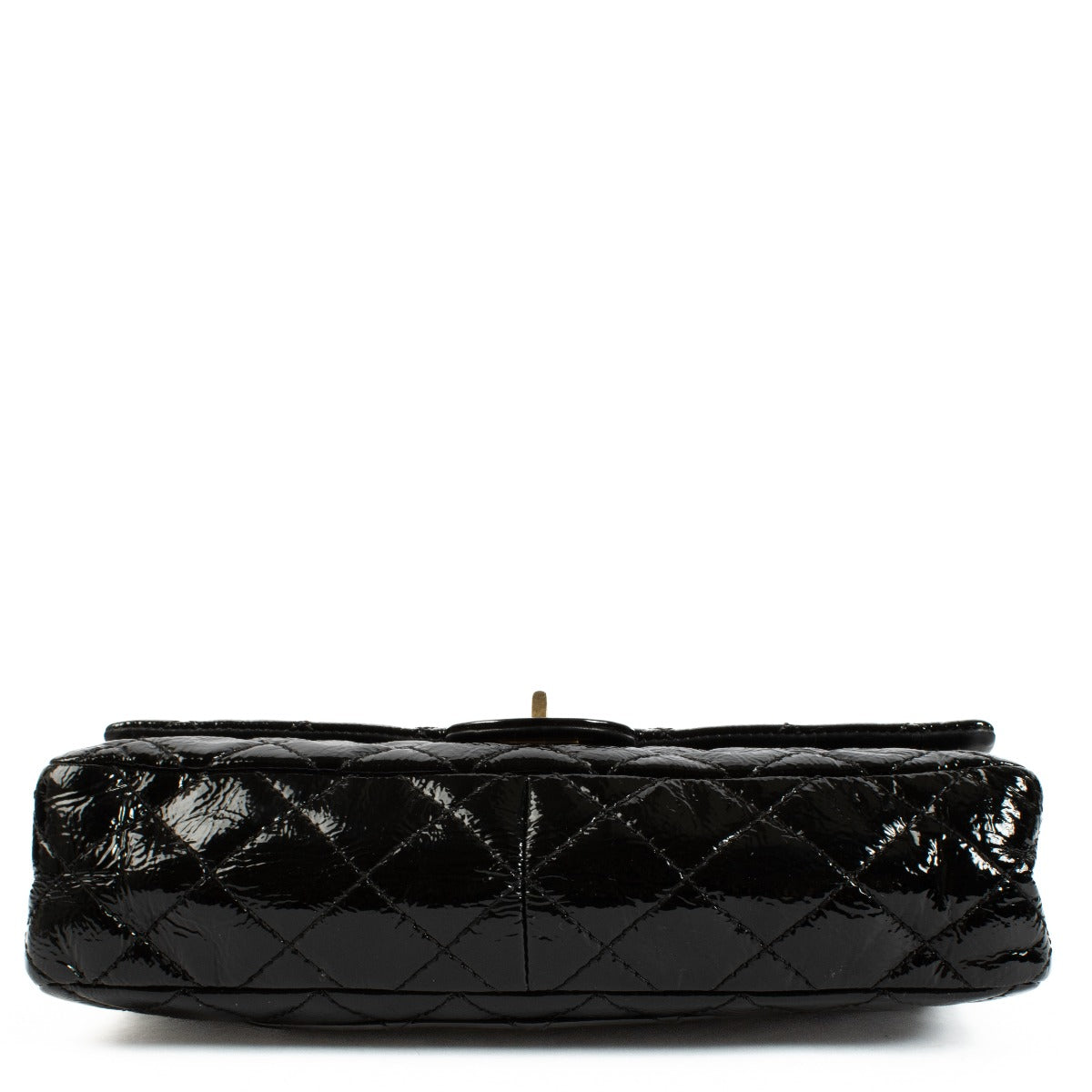 Chanel Black Patent Leather Medium 2.55 Bag