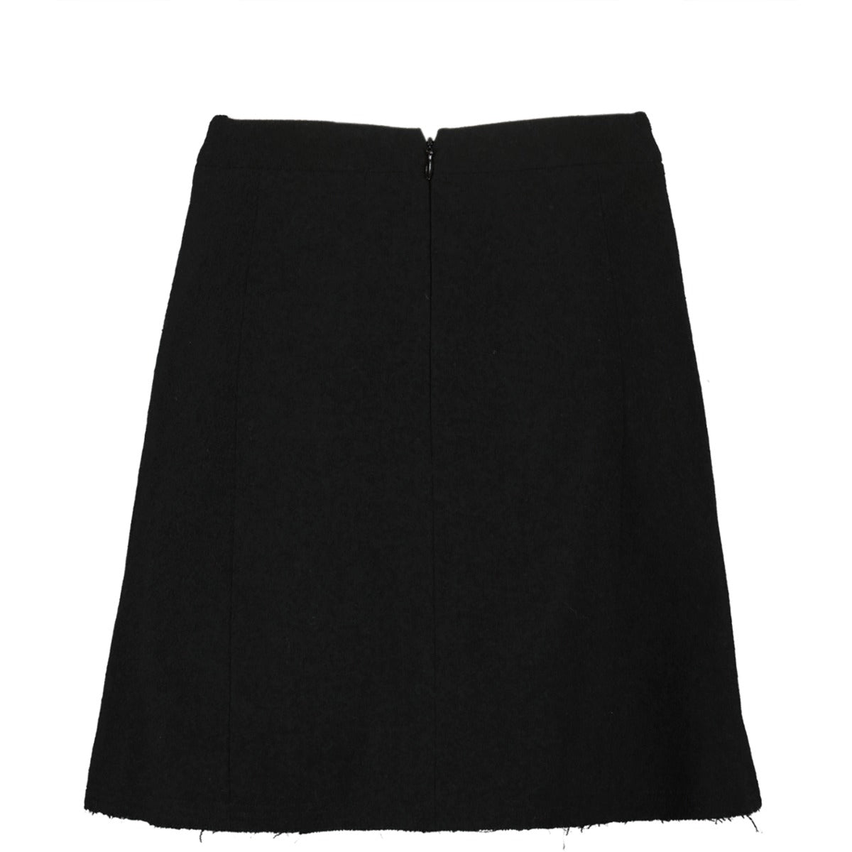 Chanel Spring 2007 Black Wool Skirt