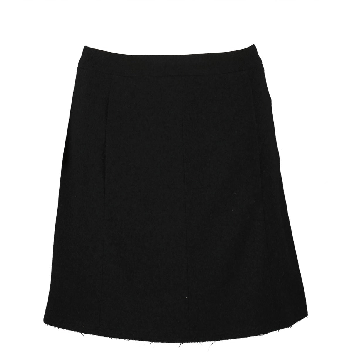 Chanel Spring 2007 Black Wool Skirt