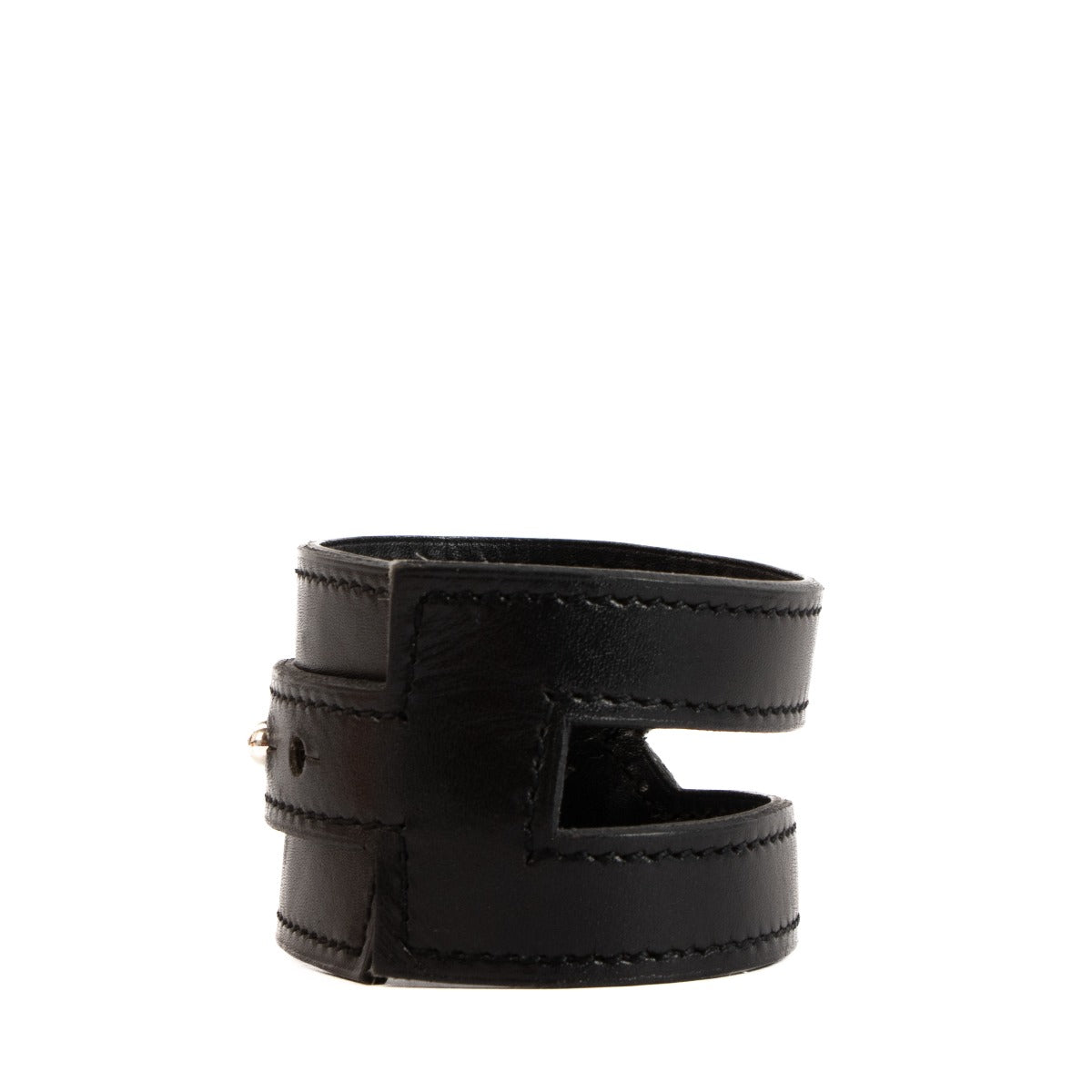 Hermès Black Chamonix Cuff Bracelet
