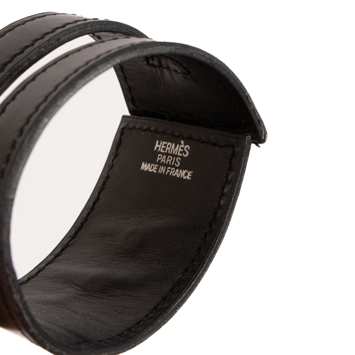 Hermès Black Chamonix Cuff Bracelet