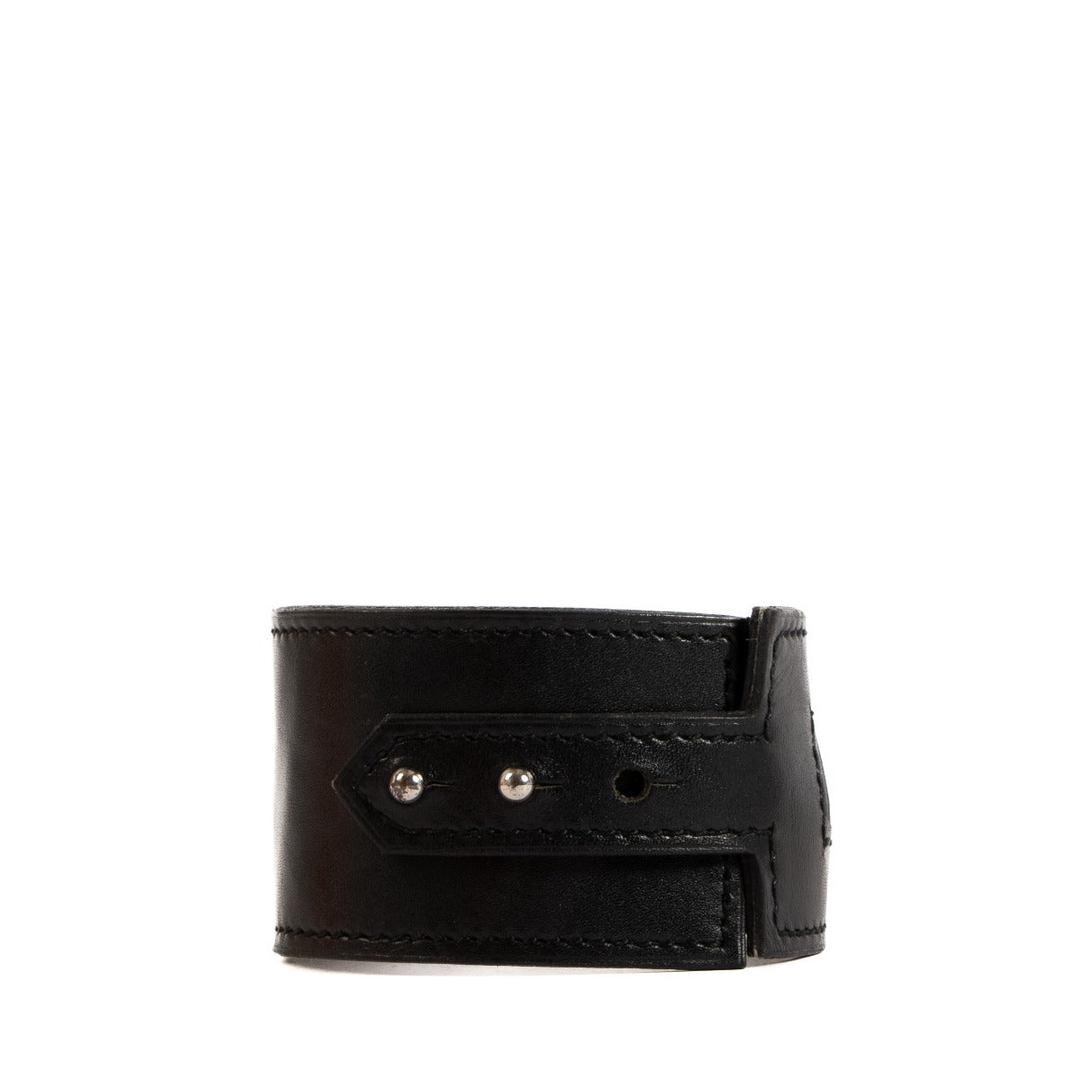 Hermès Black Chamonix Cuff Bracelet