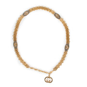 Buy an authentic second hand Gucci Vintage Two-Toned Chain Belt - Size 75 in very good condition at Labellov