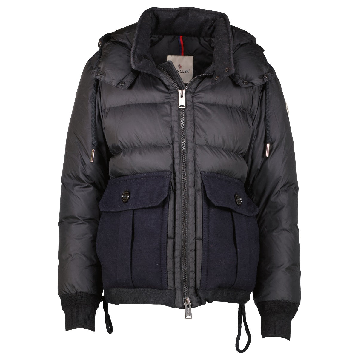 Shop 100% authentic second-hand Moncler Black Down Jacket - Size 1 on Labellov.com