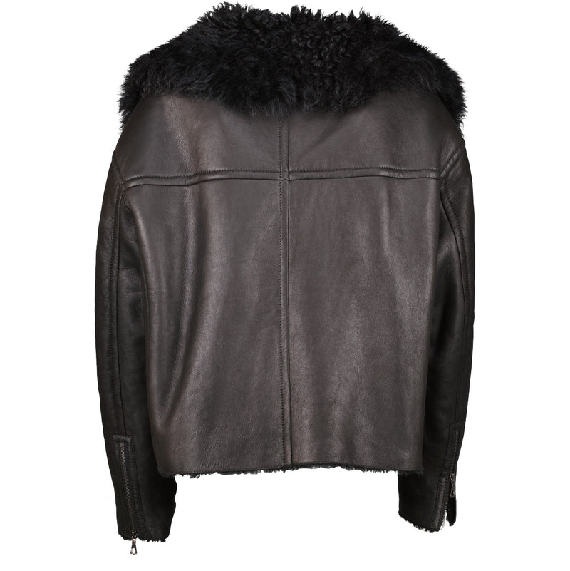 Shop 100% authentic second-hand Yves Salomon Black Jacket - Size FR 38 on Labellov.com