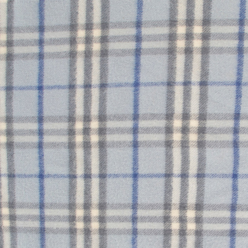 Shop authentic designer vintage second hand Burberry Blue Checked Cashmere Blend Scarf at Labellov.