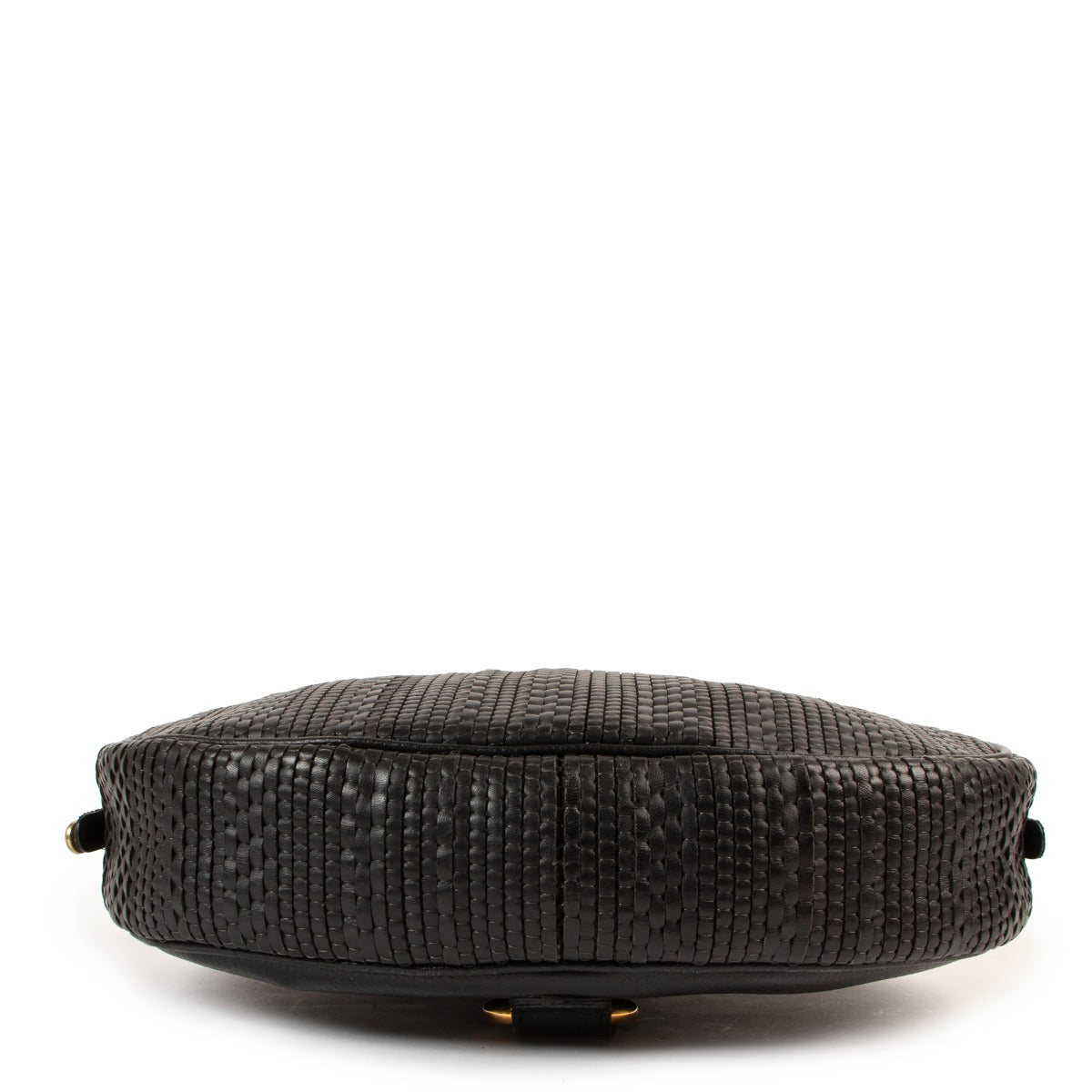 Shop authentic second hand designer vintage Delvaux Black Oval Toile De Cuir Backpack at Labellov.