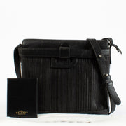 Authentic Preloved Delvaux Black Toile de Cuir Crossbody Bag on Labellov.com