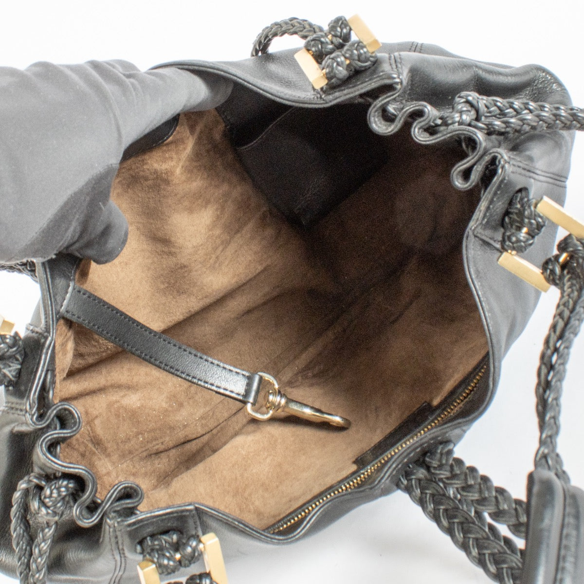 Authentic Preloved Delvaux Black Lady Calf Eugene PM Shoulder bag on Labellov.com