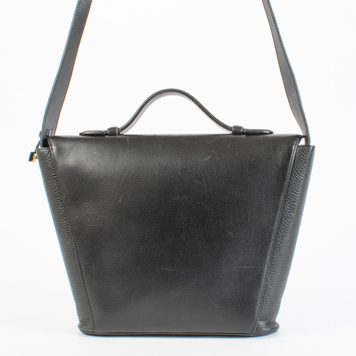 authentic preloved Delvaux Vintage Black Crossbody Bag on Labellov.com
