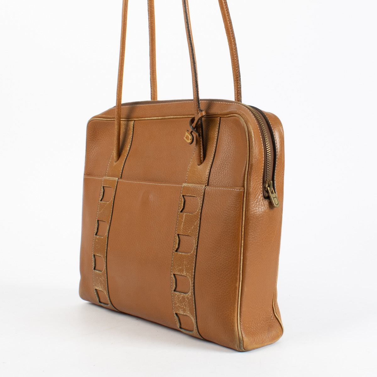 Authentic Preloved Delvaux Camel Crossbody Bag on Labellov.com