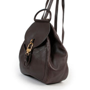 Delvaux Brown Lucifer Backpack for the best price at Labellov secondhand luxury in Antwerp