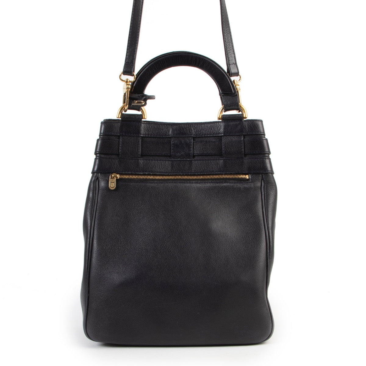Achetez en ligne second main ce sac Delvaux bleu Roseau chez Labellov.com.