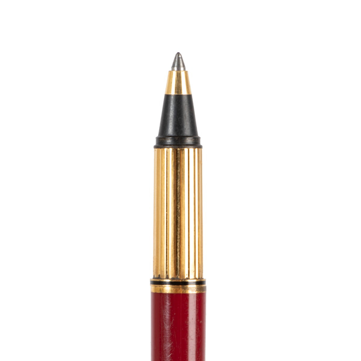 Must de Cartier Red Lacquer Gold-plated Trinity Ball Point Pen