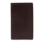 Delvaux Brown Leather Checkbook Holder