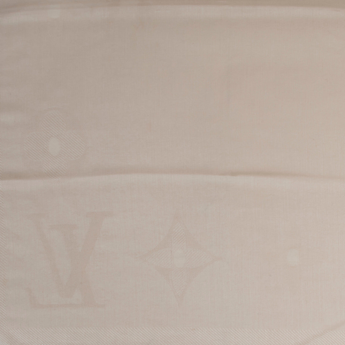 Louis Vuitton Beige Cashmere and Silk Scarf