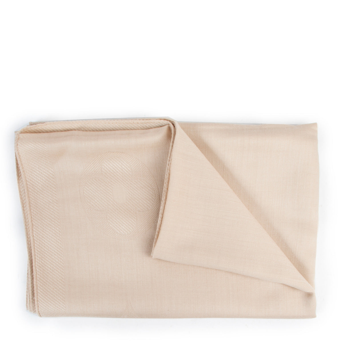 Louis Vuitton Beige Cashmere and Silk Scarf