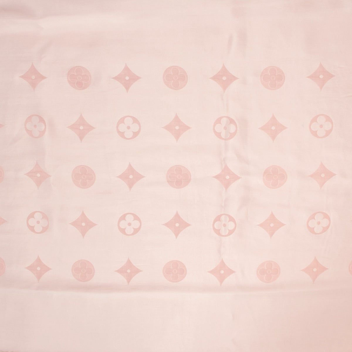 Louis Vuitton Pink Monogram Silk Scarf