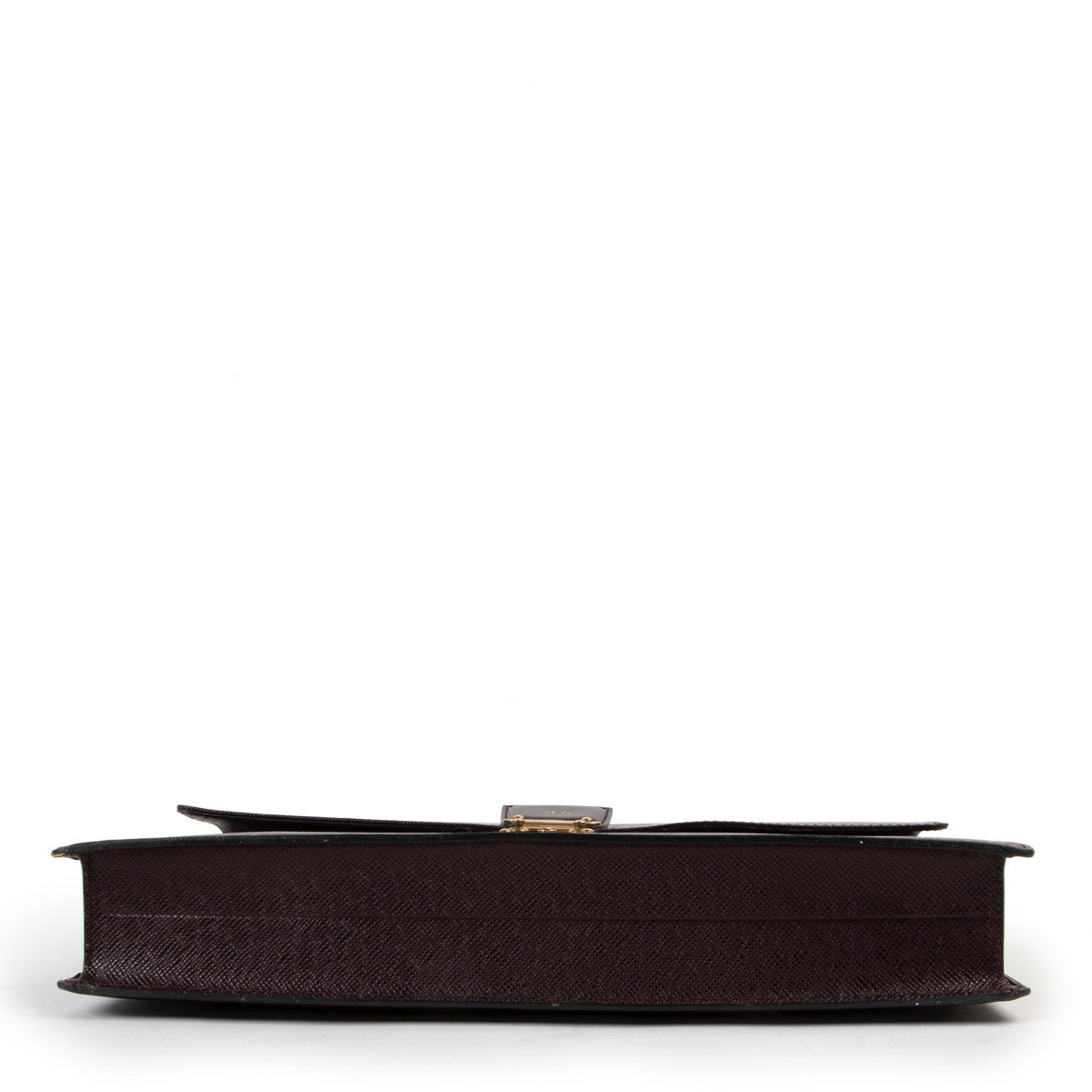 shop authentic vintage Louis Vuitton Serviette Kourad Acajou Taiga Leather Briefcase at Labellov