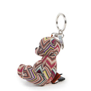Missoni Knit Bear Keychain Bag Charm
