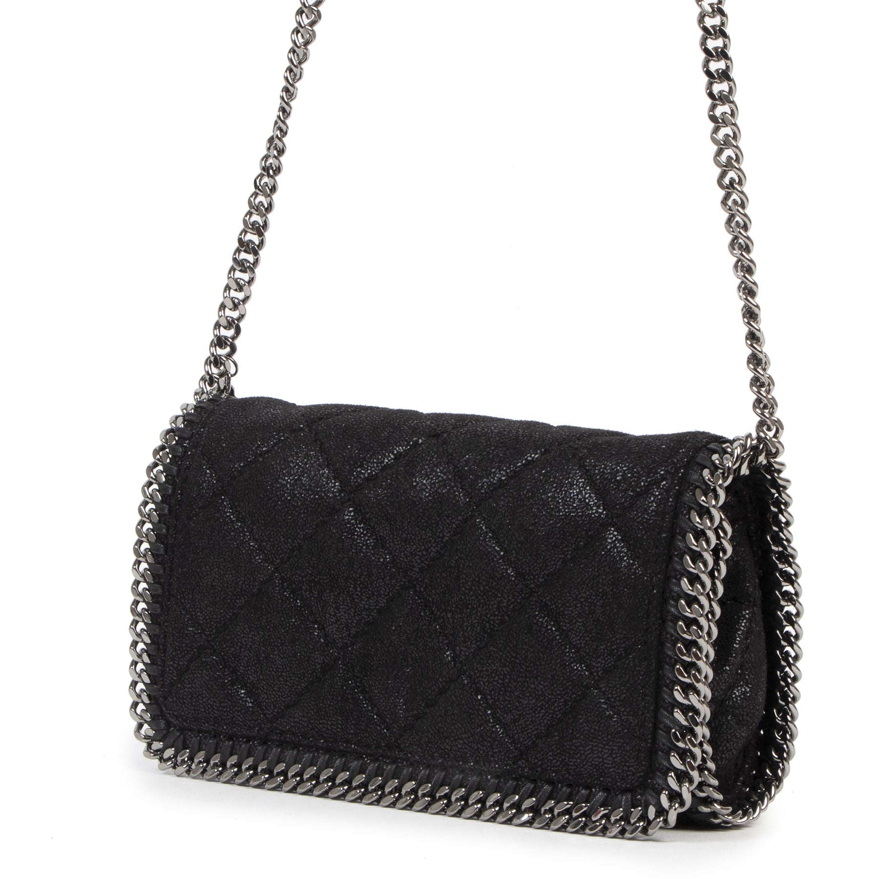 Authentic secondhand Stella McCartney Quilted Falabella Crossbody Bag designer bags fashion luxury vintage webshop safe secure online shopping