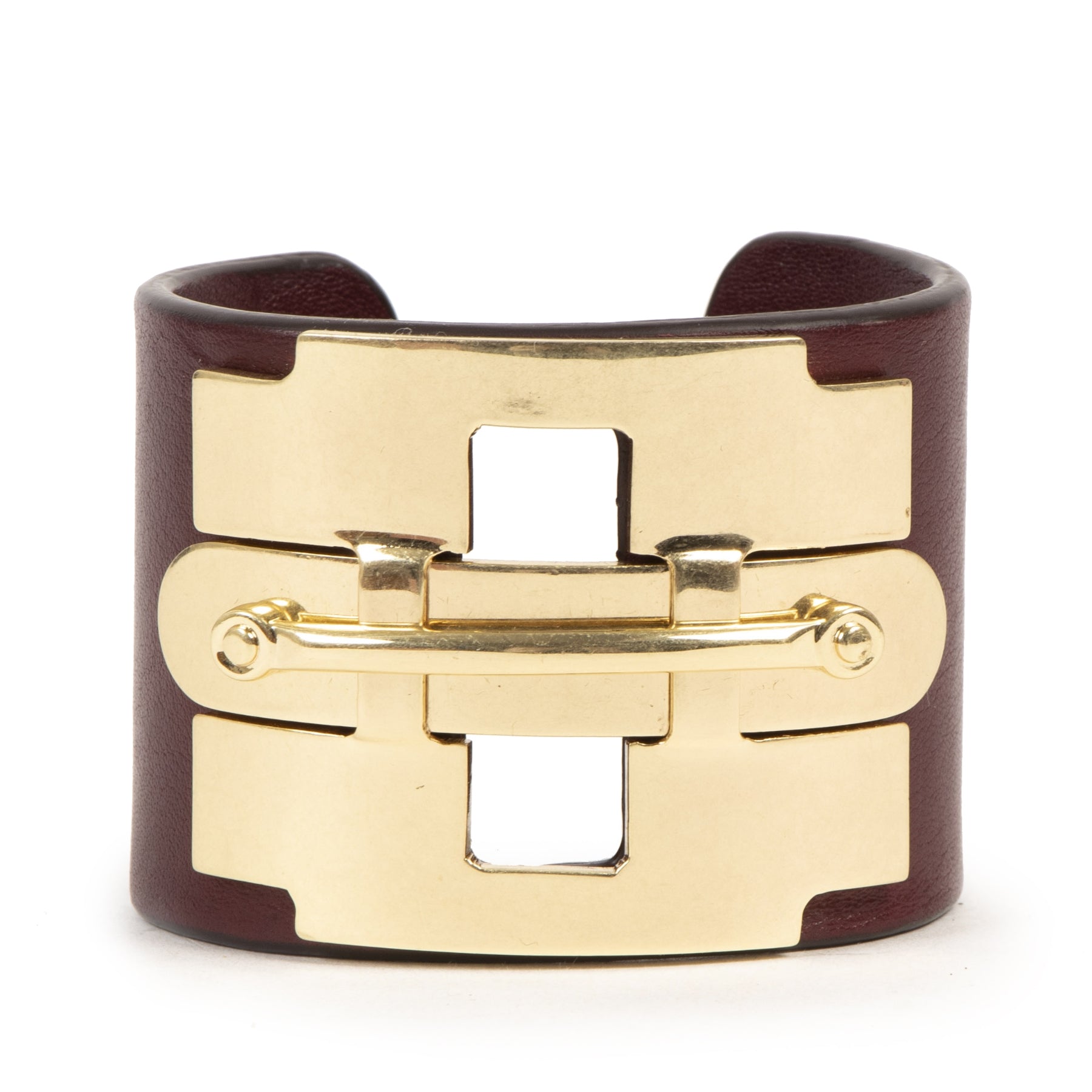 Authentic secondhand Tod's Leather Horsebit Bracelet designer accessories luxury vintage webshop fashion