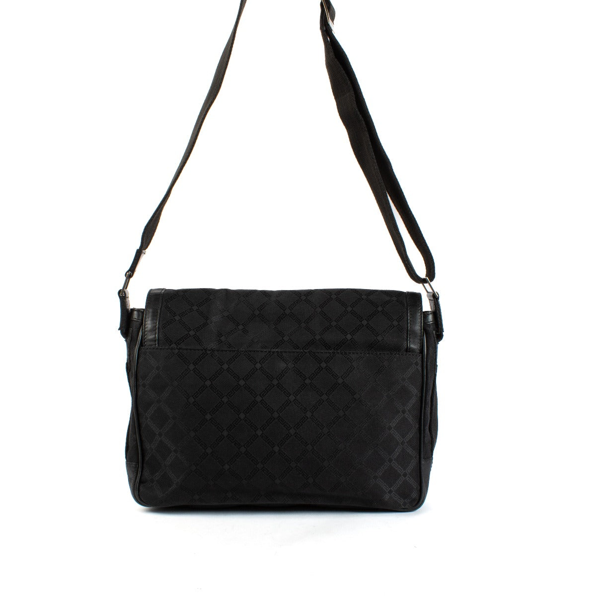 Shop safe online at Labellov in Antwerp and Knokke this 100% authentic second hand Versace Black Messenger Bag