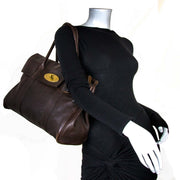 Mulberry Brown Leather Bayswater now for sale at labellov vintage fashion webshop belgium