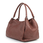 Bottega Veneta Rust Intrecciato Leather Shopper te koop bij Labellov tweedehands luxe