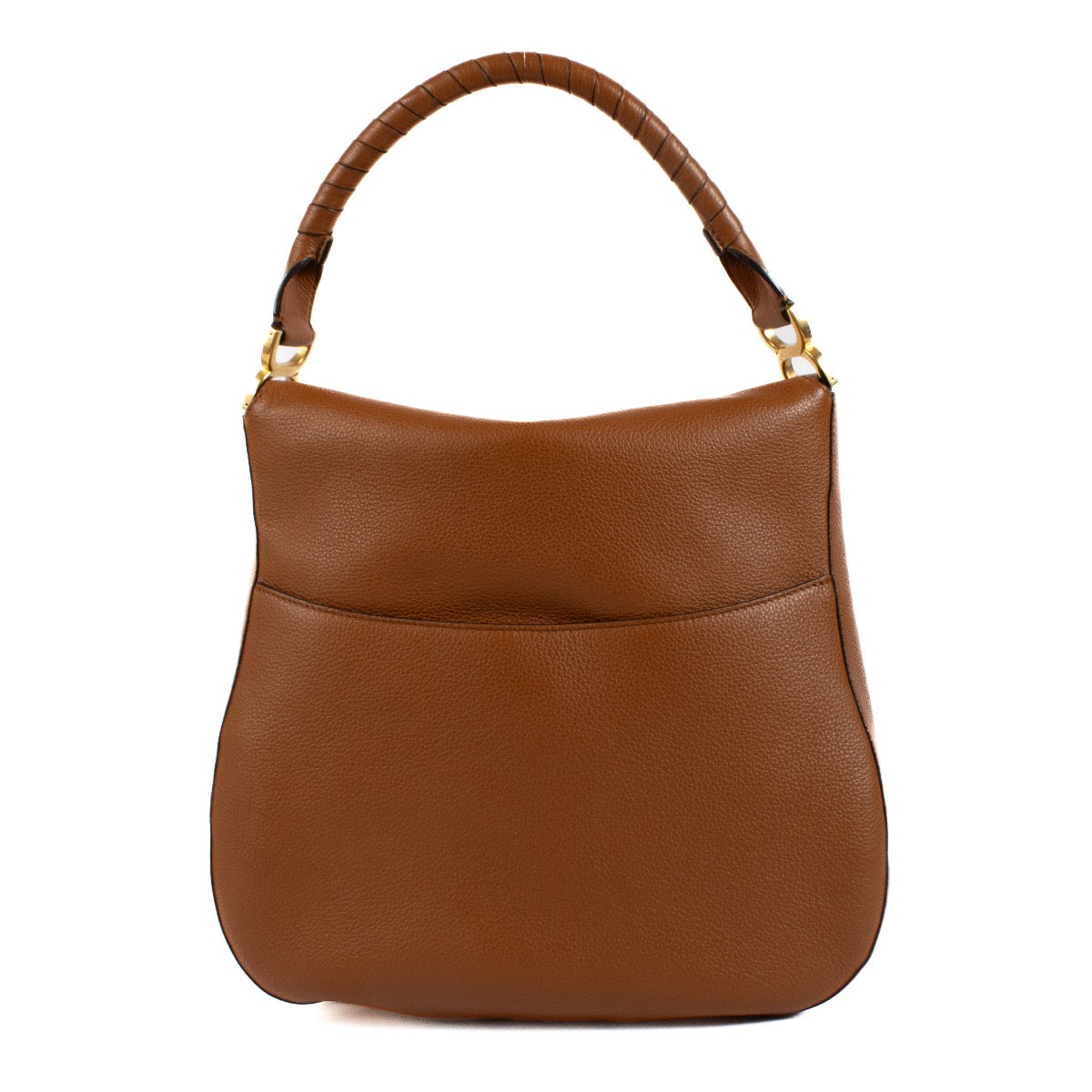 Shop 100% authentic Chloé Brown Leather Marcie Hobo Bag at Labellov.com.
