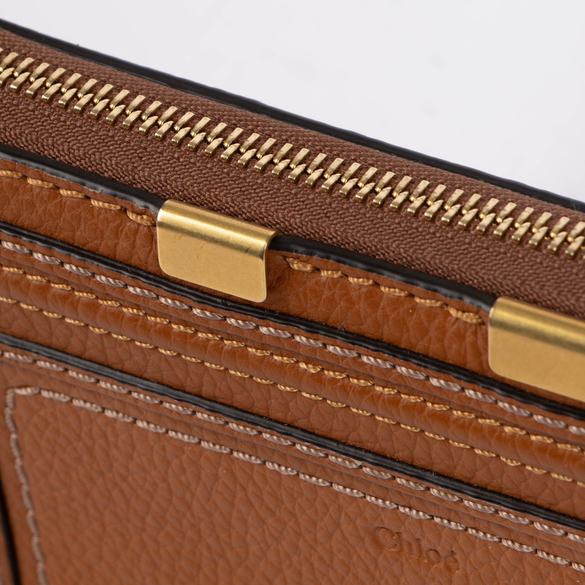 Authentic pre-loved Chloé Camel Leather Marcie Long Wallet on Labellov.com