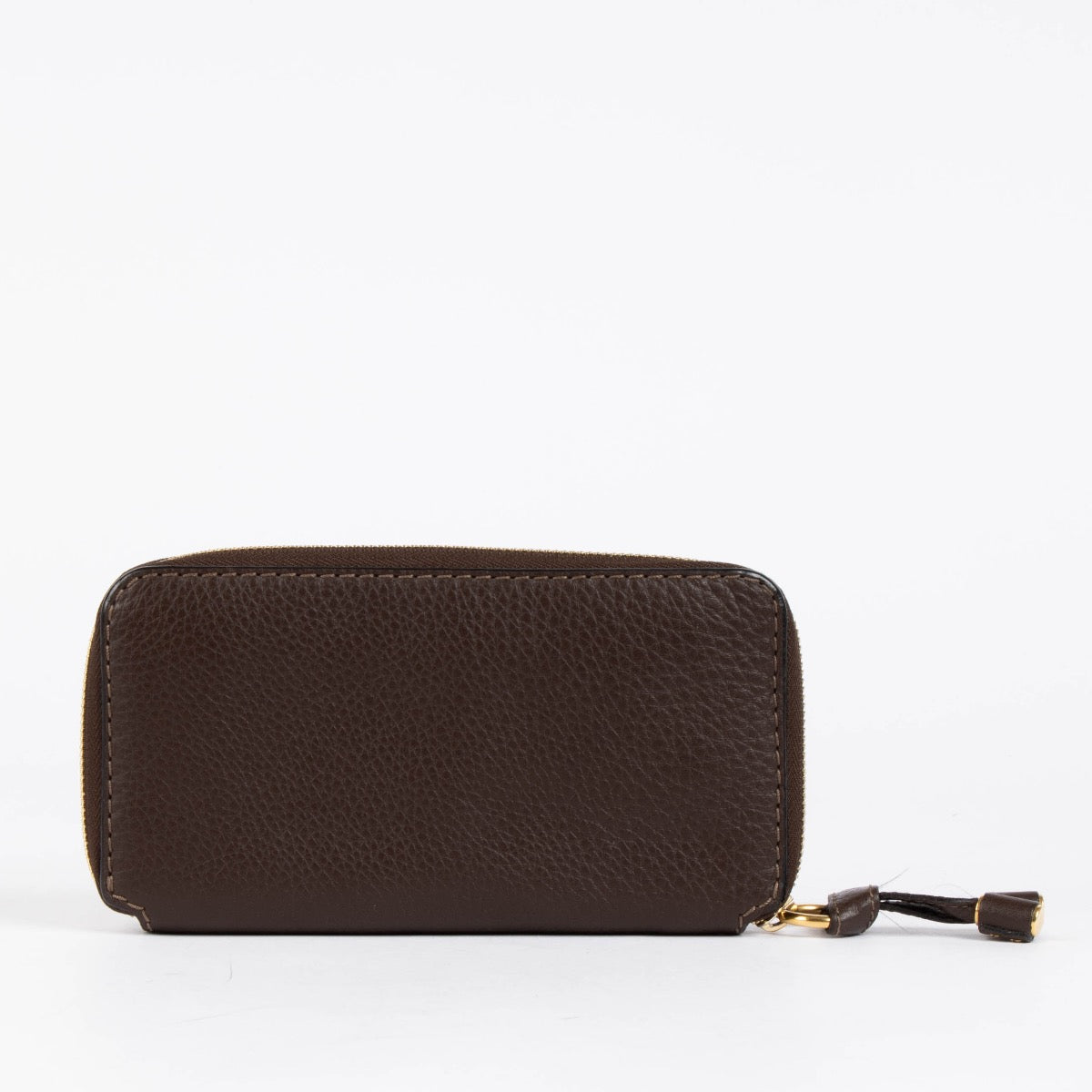Authentic pre-loved Chloé Brown Leather Marcie Long Wallet on Labellov.com