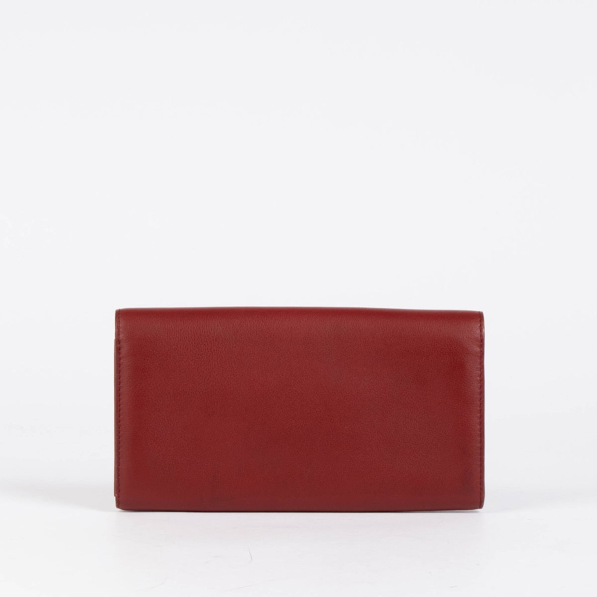 Authentic pre-loved Delvaux Red Leather Madame Long Wallet on Labellov.com