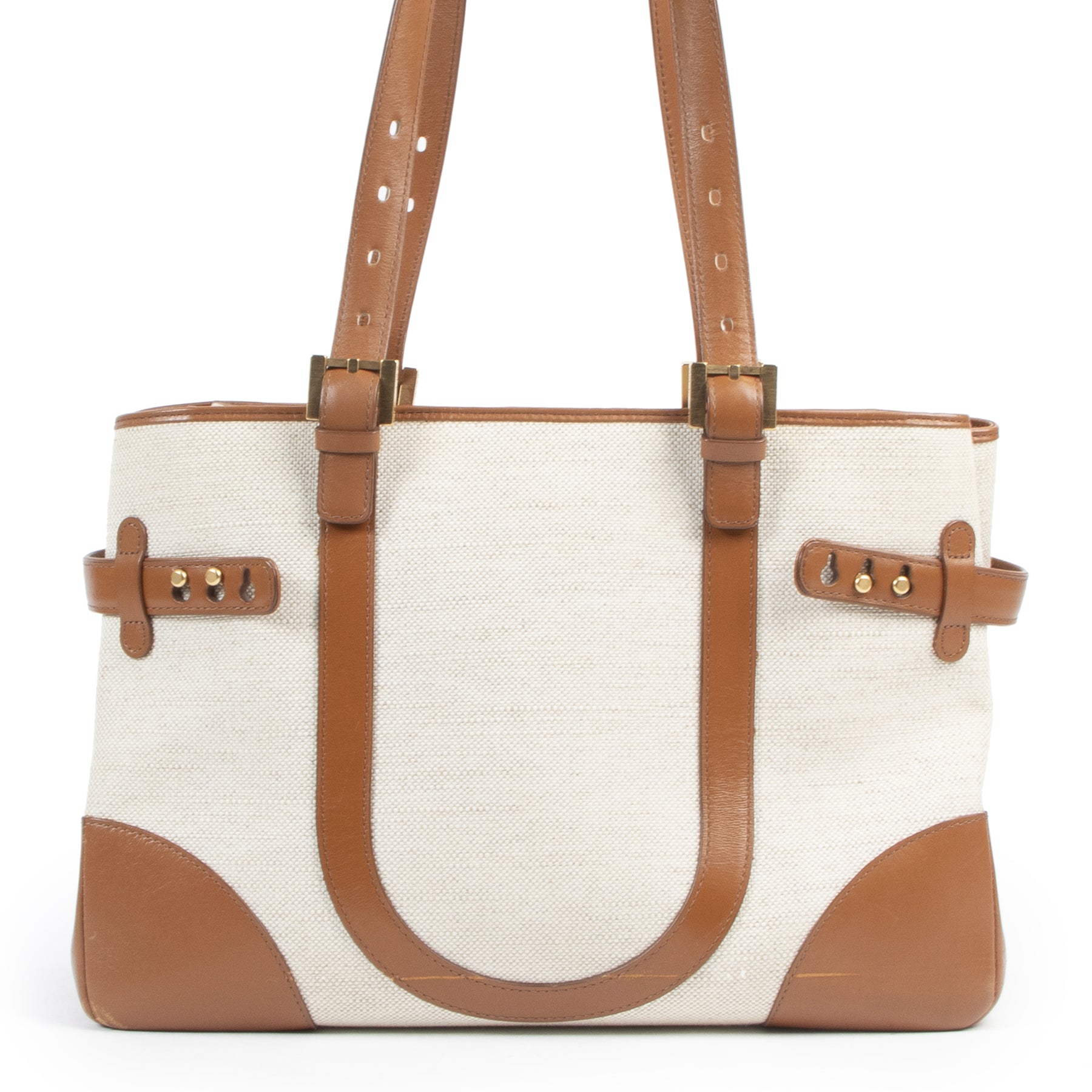 koop veilig online tegen de beste prijs Delvaux Tempete Canvas City MM Shoulder Bag