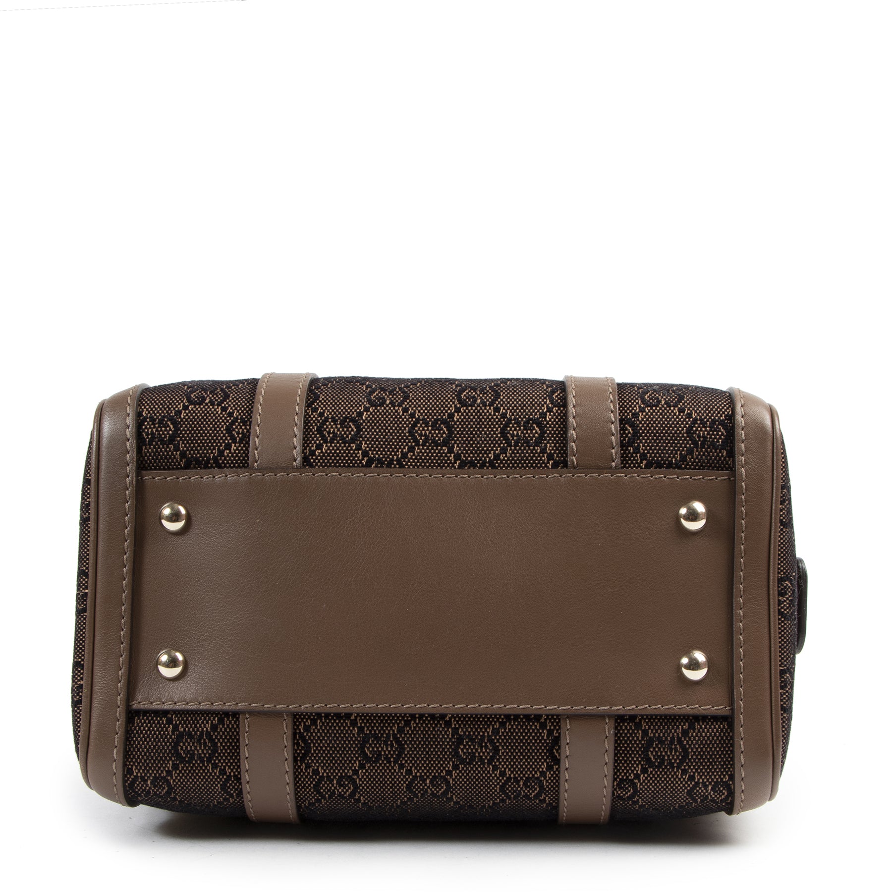 Gucci Brown Small Boston Bag veilig online Gucci Brown Small Boston Bag