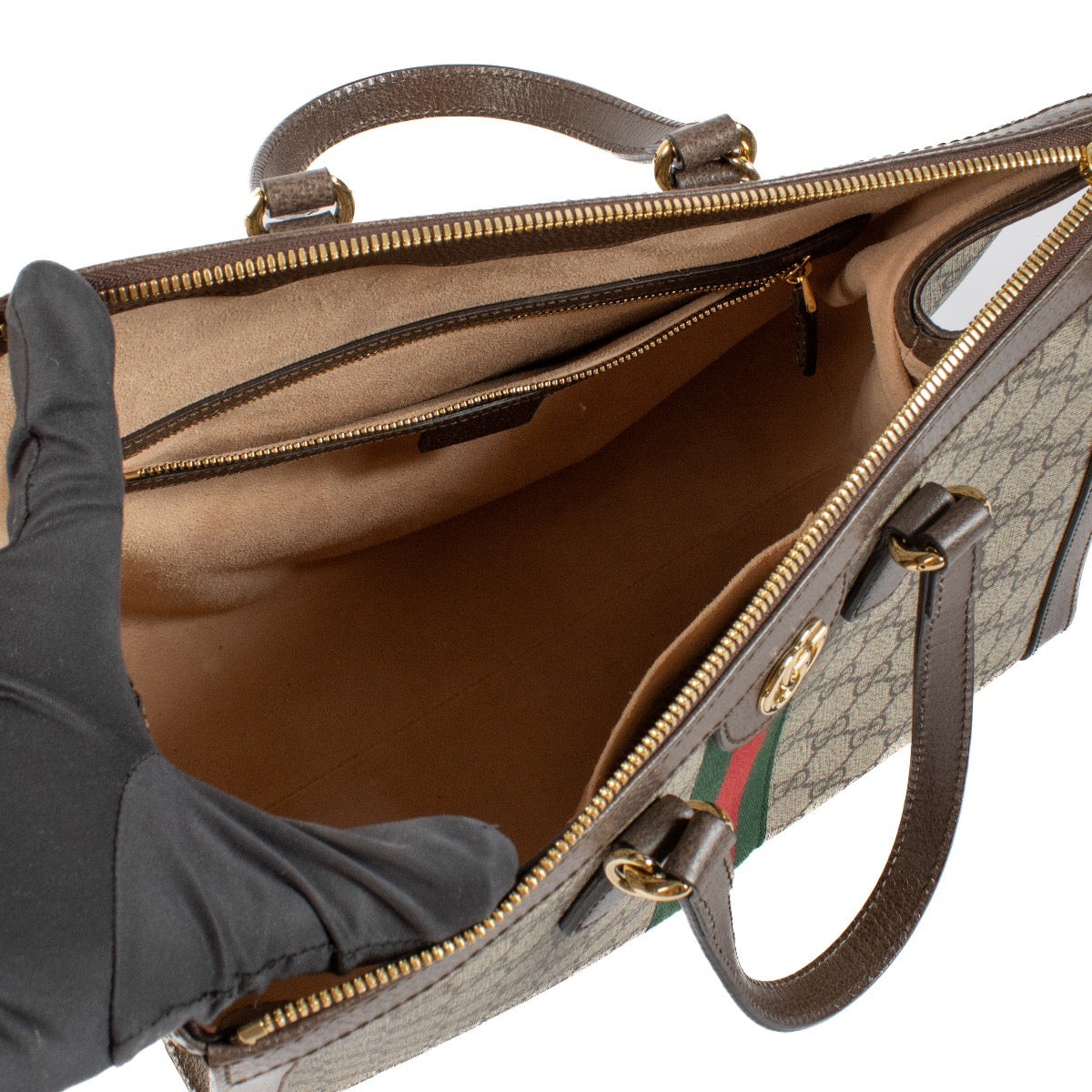 Shop 100% authentic Gucci Ophidia GG Medium tote bag at Labellov.com