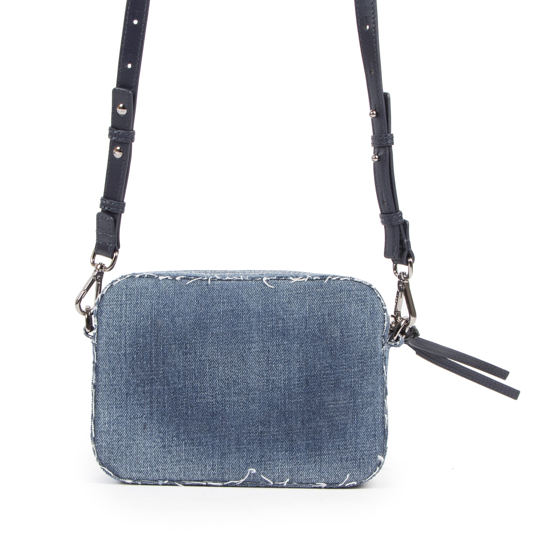 Authentic secondhand Hogan Blue Denim Crossbody Bag designer bags fashion luxury vintage webshop safe secureonline shopping