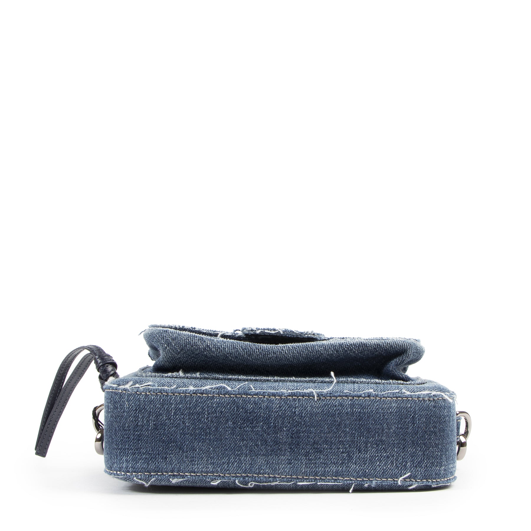 Authentic secondhand Hogan Blue Denim Crossbody Bag designer bags fashion luxury vintage webshop safe secureonline shopping